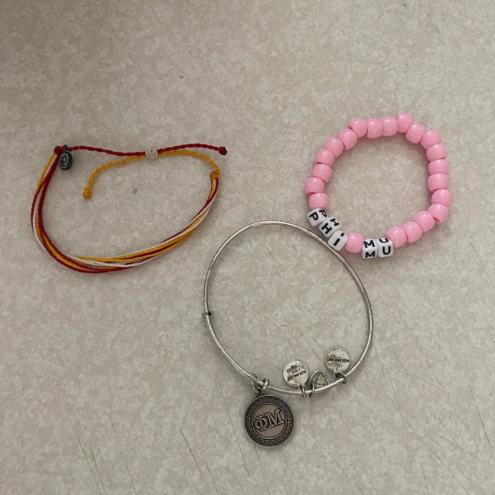 Alex & Ani, Puravida Phi Mu Bracelet Bundle